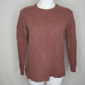 Catherine Malandrino Brown Crew Neck 100% Cashmere Sweater Women's M Medium